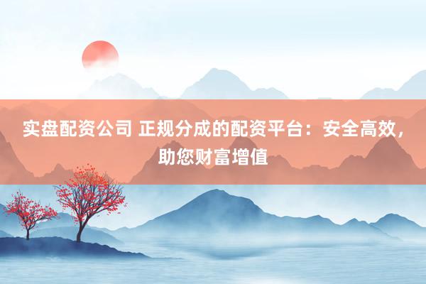 實盤配資公司 正規(guī)分成的配資平臺：安全高效，助您財富增值